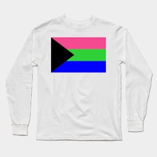 Demi-Polysexual Pride Flag Long Sleeve T-Shirt